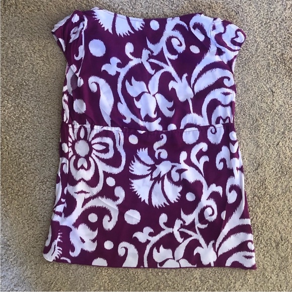 Forever 21 Purple Peplum Top Small - Picture 4 of 5